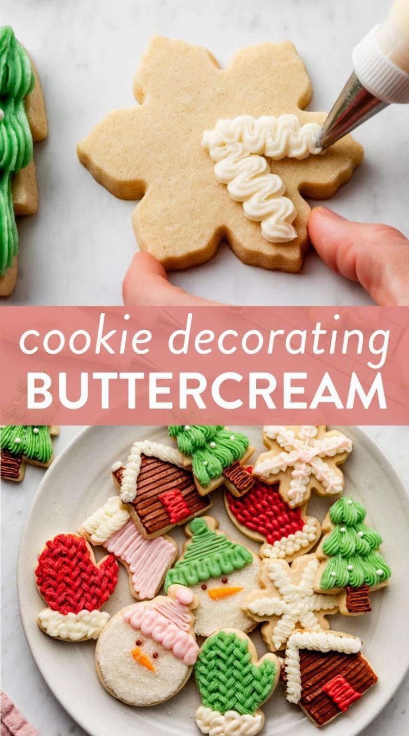 Decorated Soft Cut Out Sugar Cookies