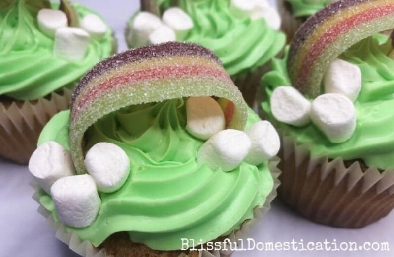 Decorated St. Patrick's Day Cupcakes