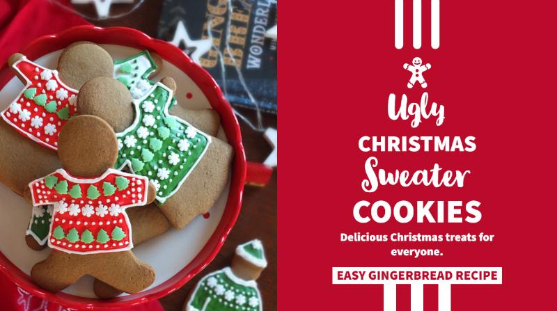 Decorating Christmas Cookies with Royal Icing and Sprinkles