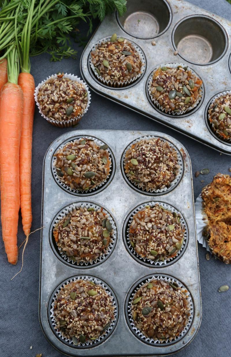 A variety of delicious, moist muffins