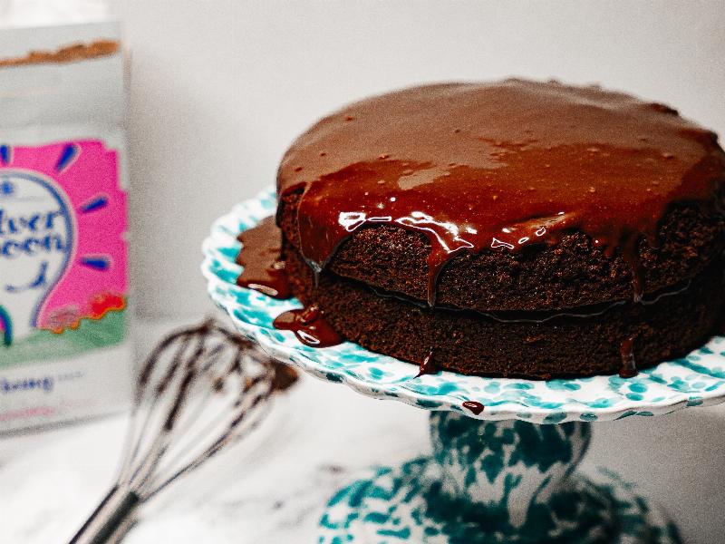 Ingredients for Dense Chocolate Cake