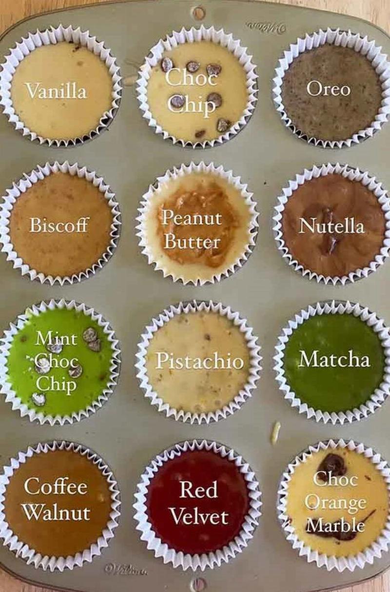 Different Cupcake Recipes and Their Temperature Variations