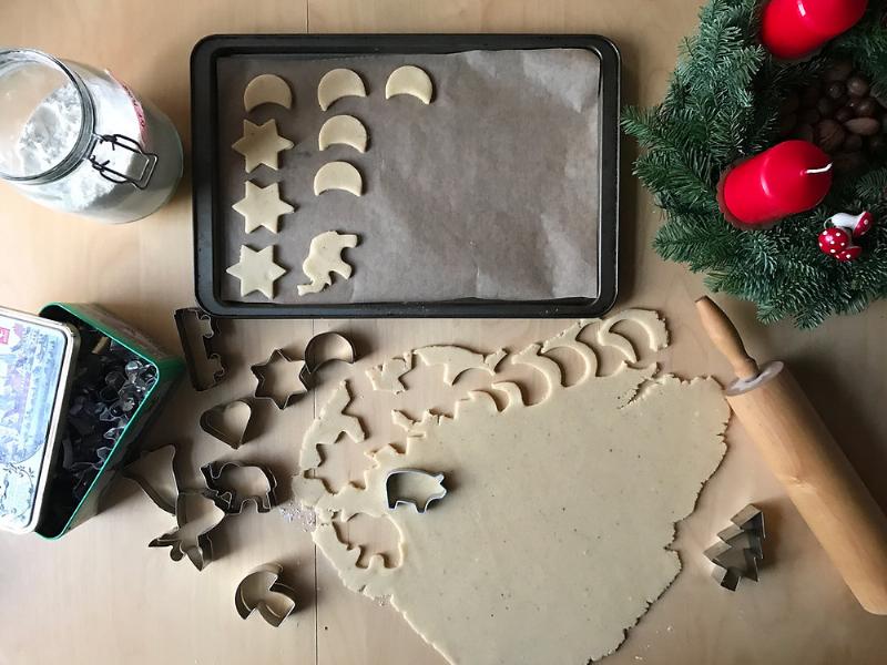 Assorted Flavored Cookie Cutter Cookies