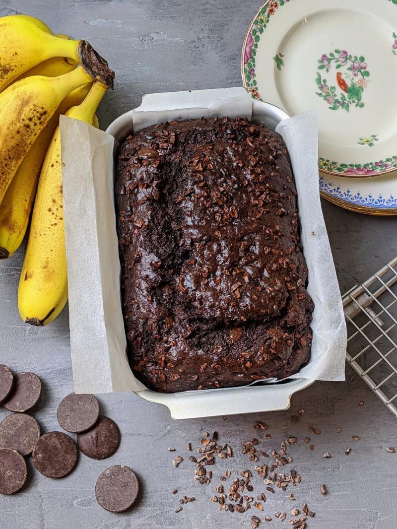 Double Chocolate Banana Bread