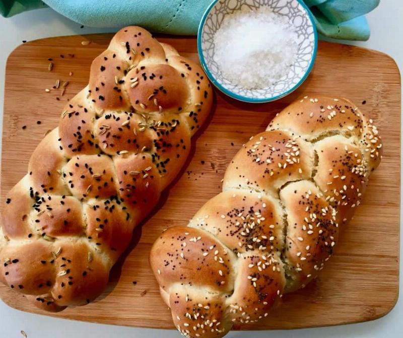 Kneading Dough for Easy Challah Bread