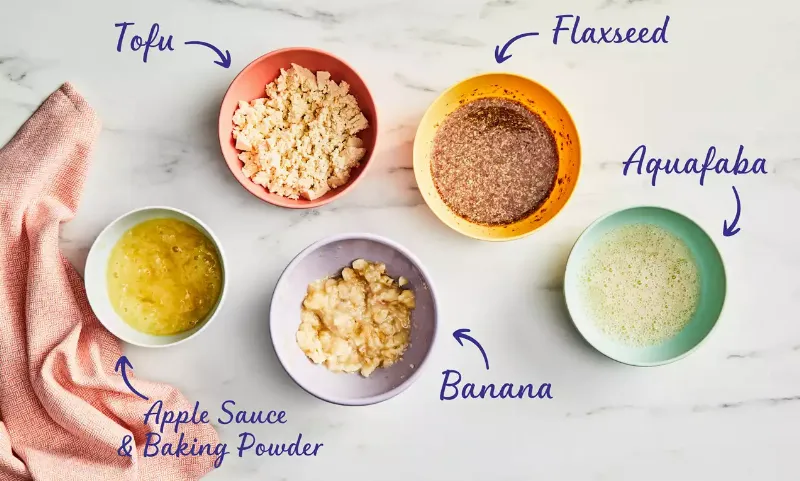 Egg Substitutes for Baking: Applesauce, Mashed Banana, Flaxseed Eggs