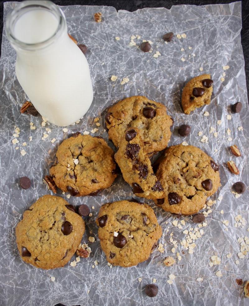 Enjoying Quaker Oatmeal Cookies