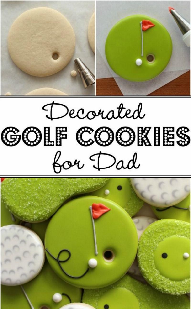 Decorated Father's Day Cookies 