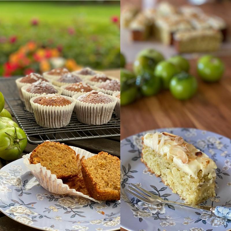 Feijoa and Coconut Cake with Cream Cheese Frosting