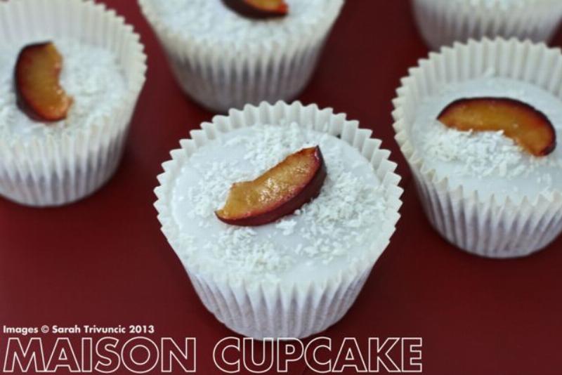 Frosted Coconut Milk Cupcakes