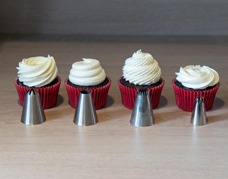 Beautifully Decorated Sour Cream Cupcakes