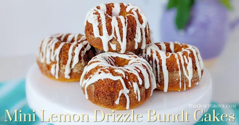 Glaze Drizzle on Bundt Cake