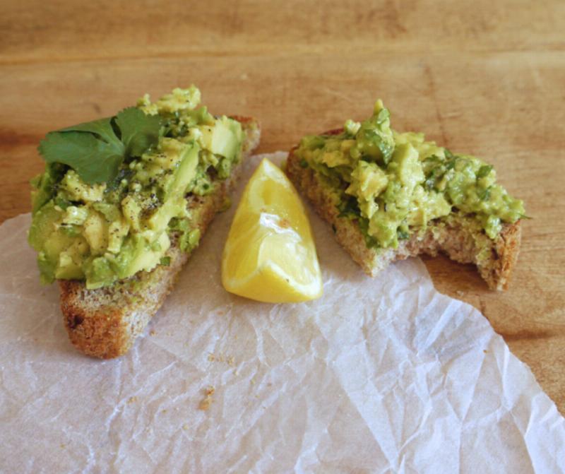 Garlic Bread Ingredients on Toast