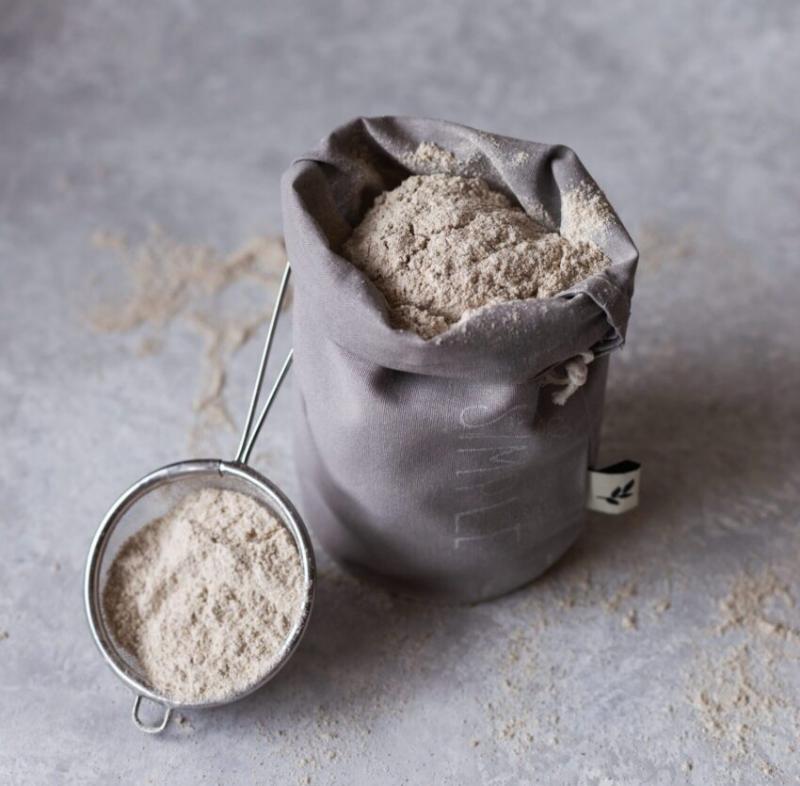 Various Gluten-Free Baking Mixes on a Shelf