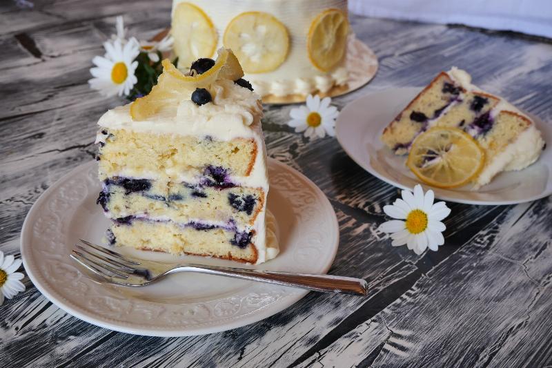 Gluten Free Lemon Blueberry Cheesecake