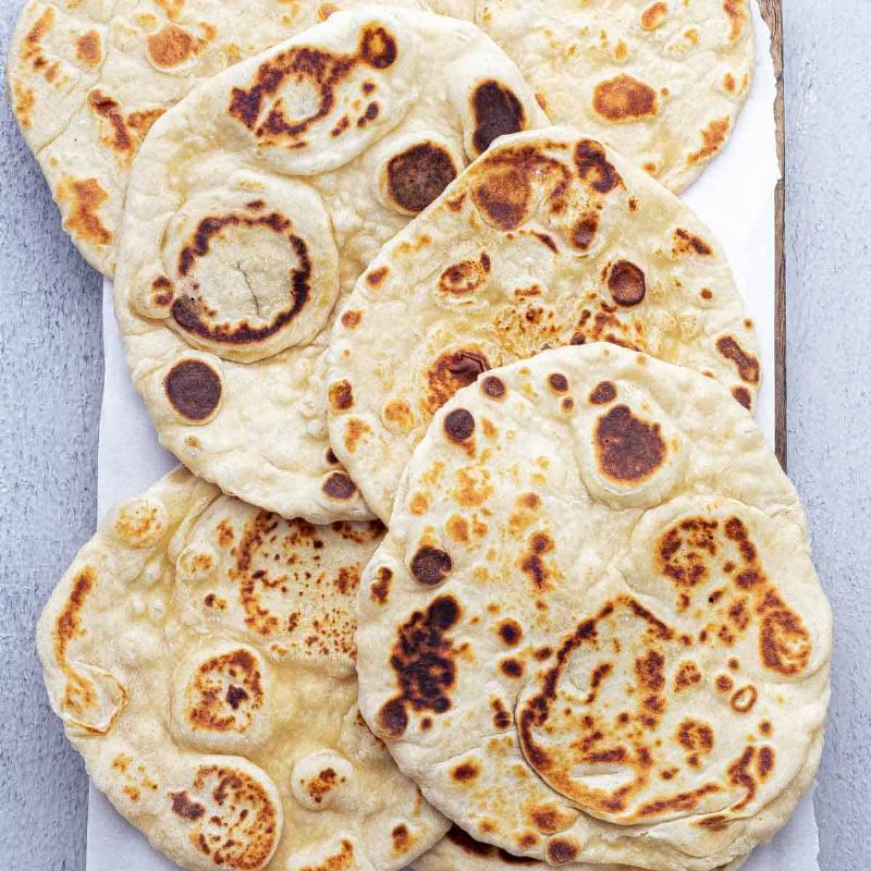 Kneading and Resting Gluten-Free Naan Dough