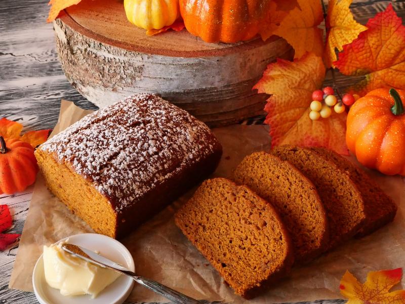 Mixing Gluten-Free Pumpkin Bread Batter