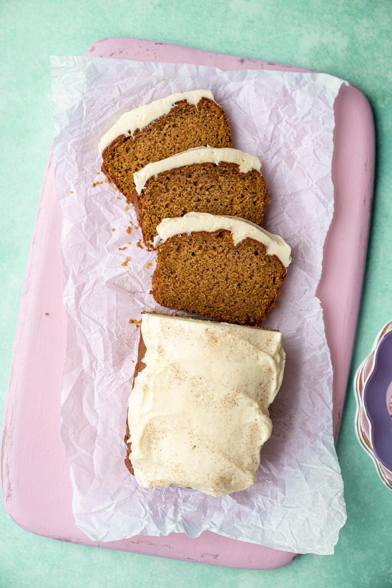 Gluten-Free Pumpkin Bread Loaf Freshly Baked