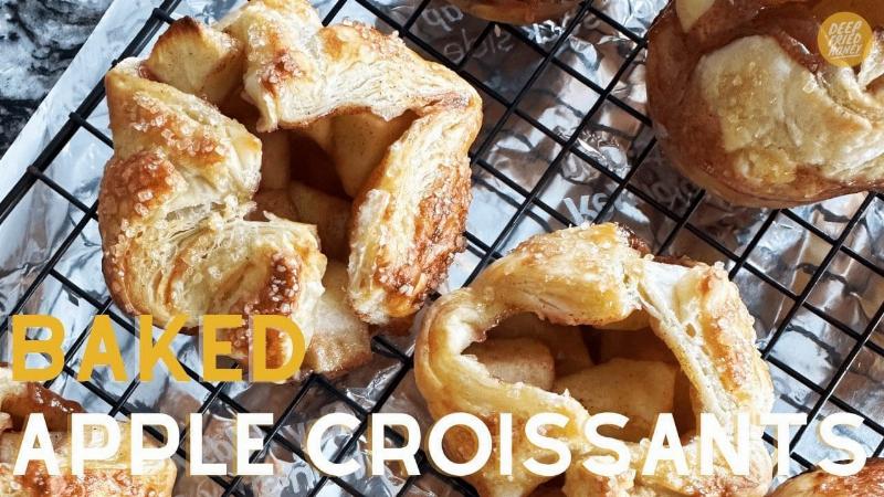 Golden Brown Baked Croissants