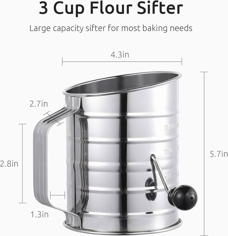 Hand Crank Sifter Review: Best for Home Bakers