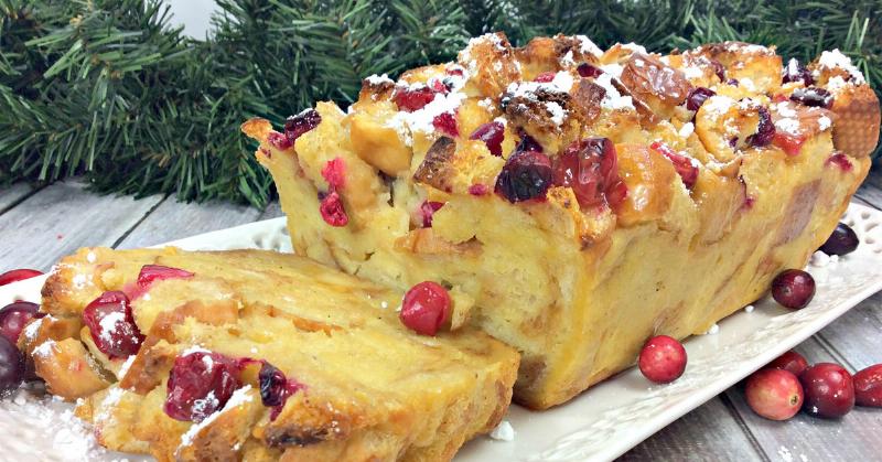 Festive Holiday Bread Pudding Recipe