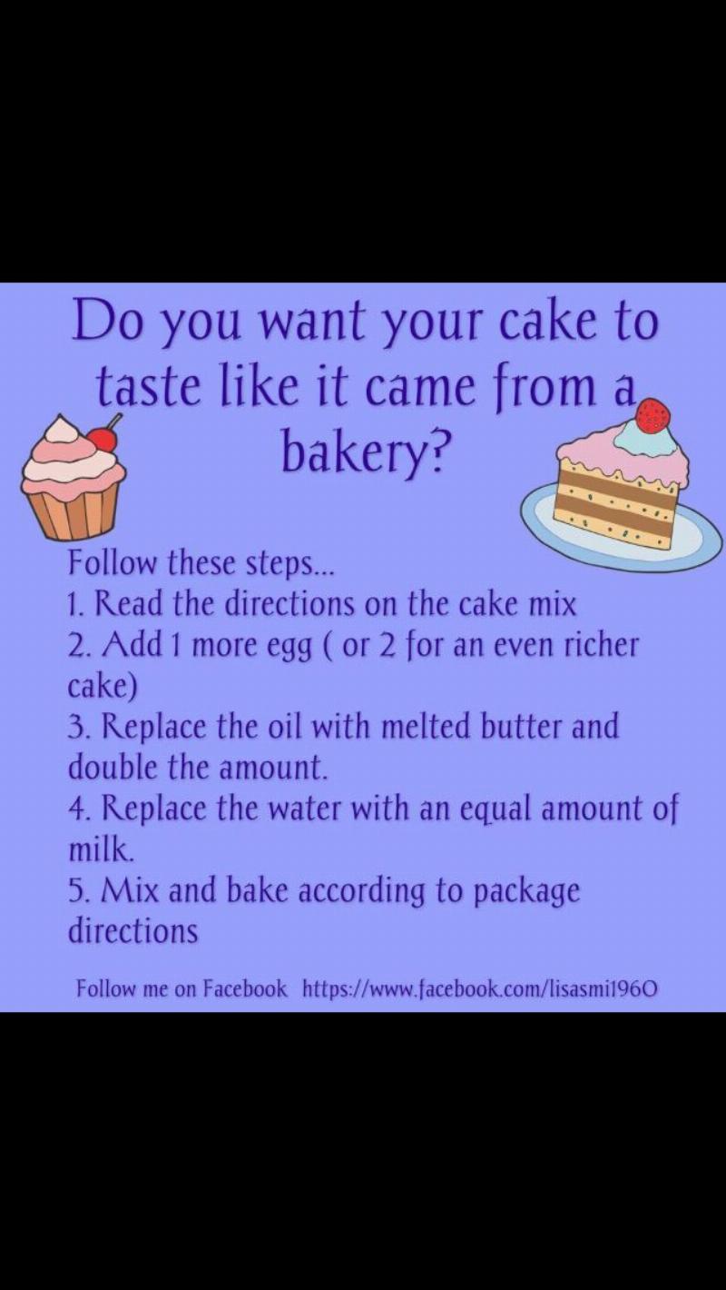 Tips for Making Boxed Cake Mix Taste Homemade