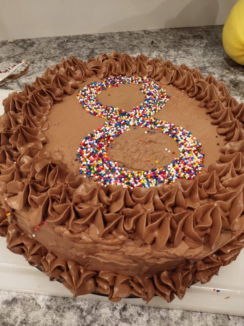 Layering ice cream in a springform pan