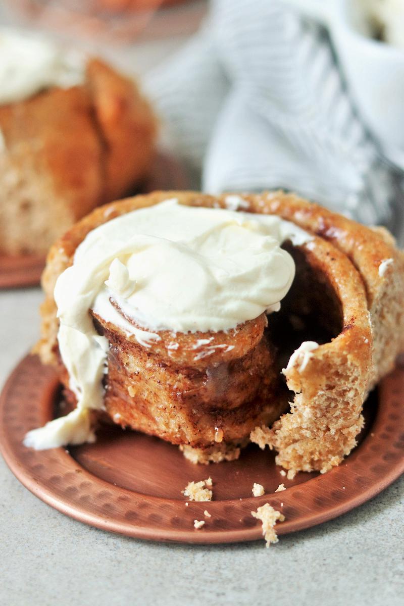 Keto Cinnamon Roll Dough Being Kneaded