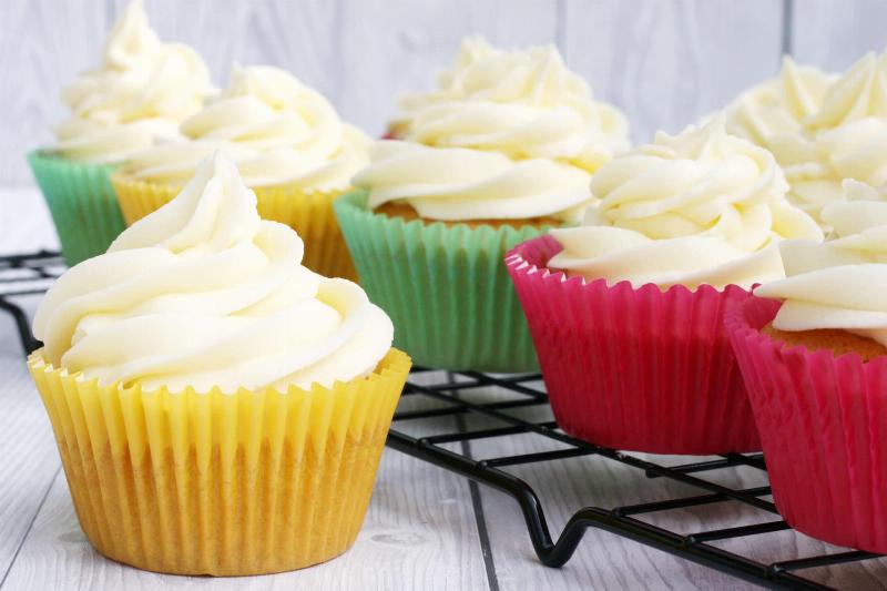 Kids Measuring Ingredients for Cupcakes