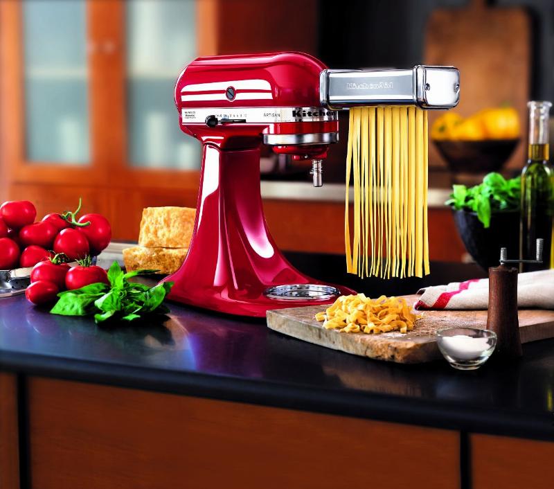 KitchenAid Pasta Maker Attachment in Use