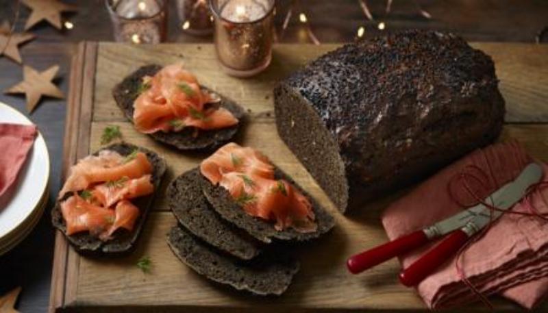 Kneading Pumpernickel Dough