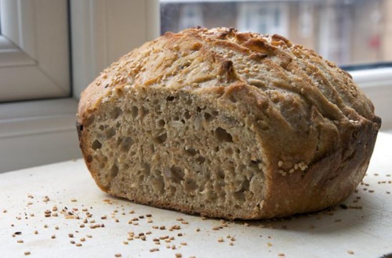 Kneading Whole Grain Dough