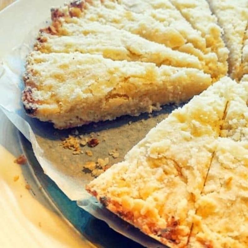 Lemon Zest Shortbread Cookies