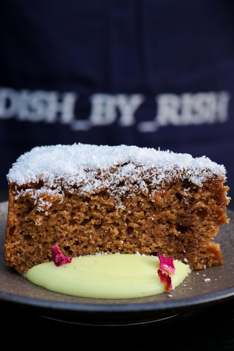 Masala Chai Cake with Cardamom Glaze