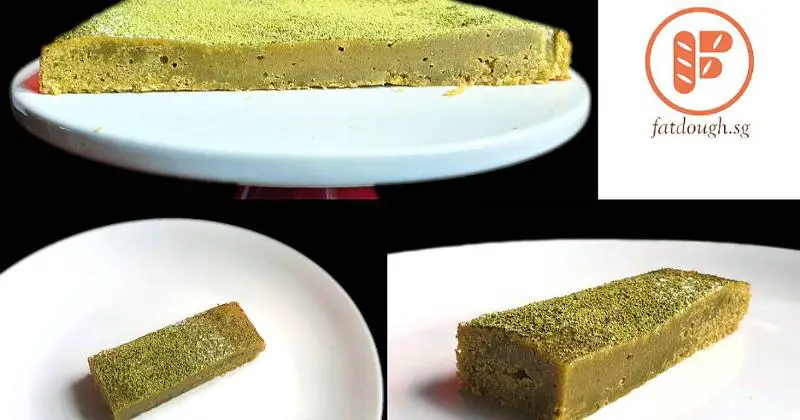 Matcha Cheesecake with Adzuki Bean Swirl