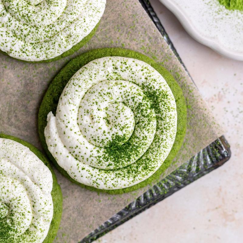 Variety of Matcha Cookies