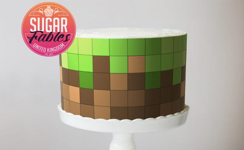 Applying Pixelated Frosting to Minecraft Cake