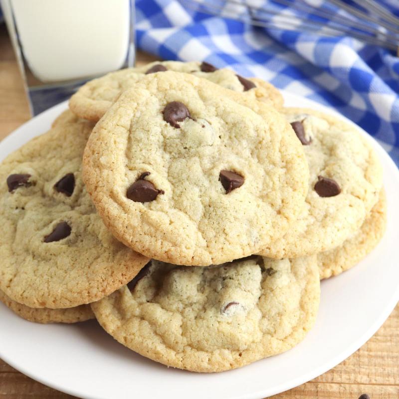 Folding Chocolate Chips into Cookie Dough