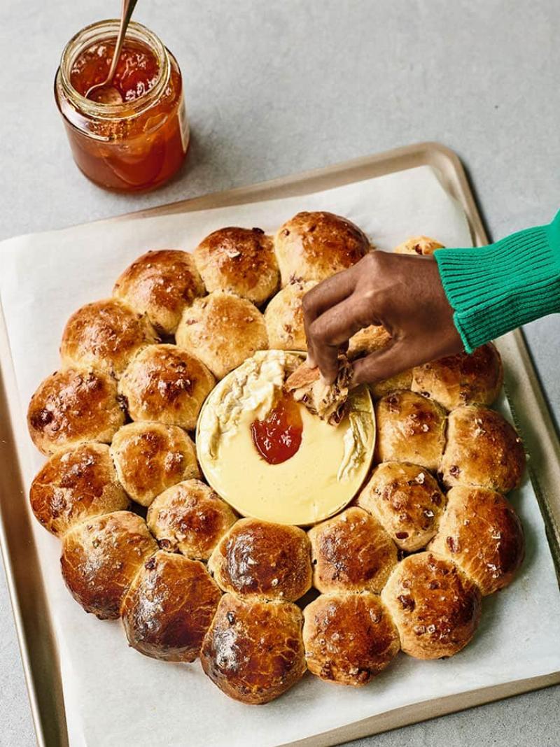 Mixing Cranberry Bread Batter