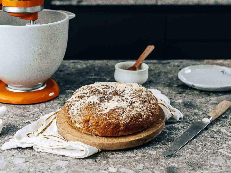 Mixing Gluten Free Bread Dough in a Stand Mixer