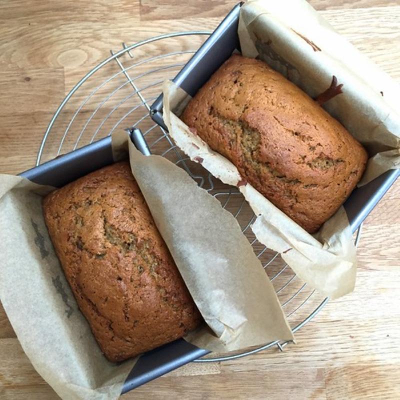 Mixing Wet Ingredients for Banana Bread