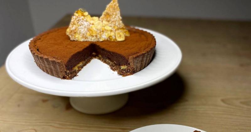 Decadent Tamarind and Chocolate Tart