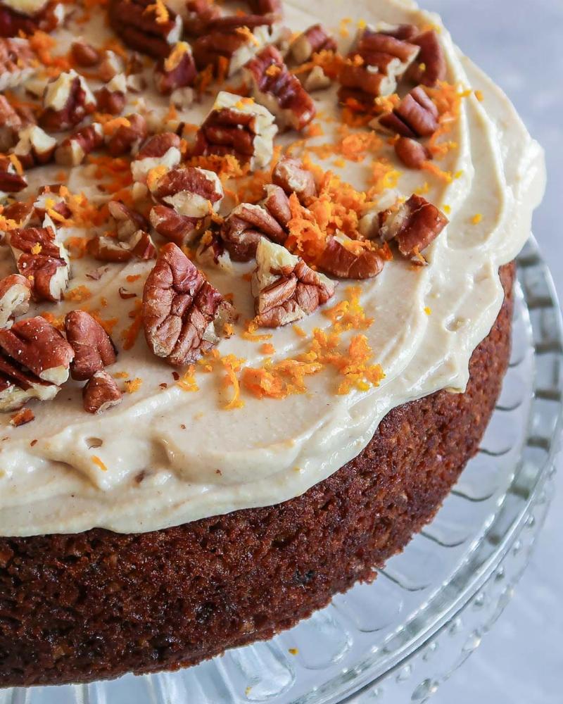 A Slice of Moist Carrot Cake