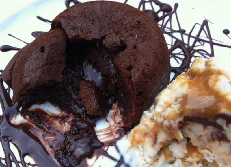 Molten Chocolate Lava Cakes for Valentine's Day