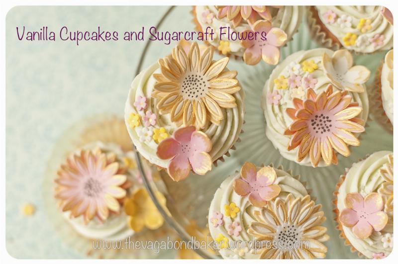 Mother's Day Vanilla Cupcakes with Buttercream Frosting