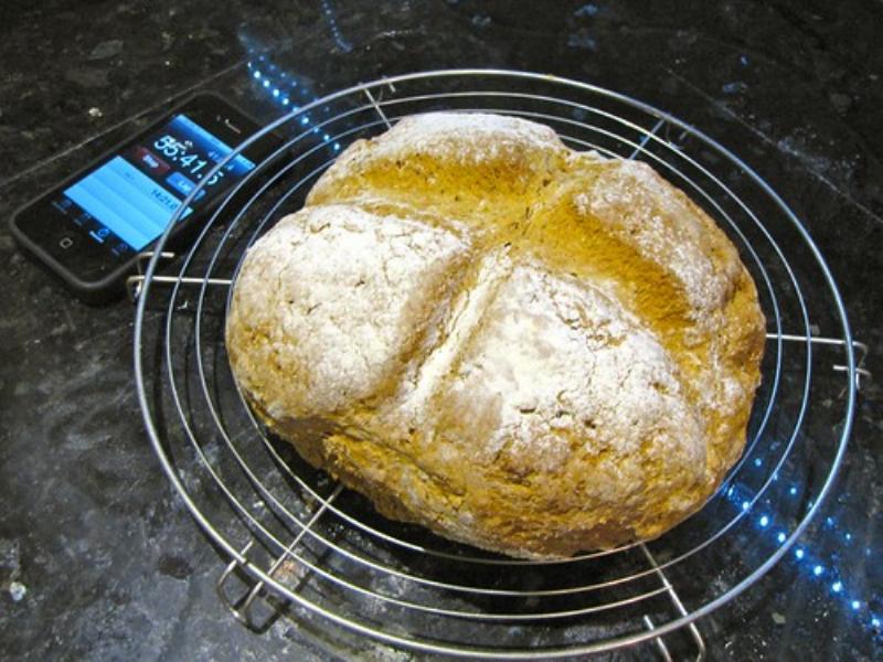 Proper Muffin Batter Mixing - Stop mixing muffin batter when a few lumps remain for a light and fluffy texture.