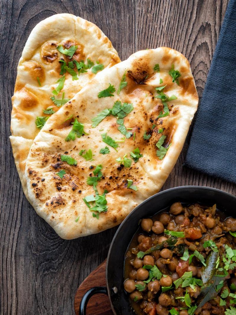 Naan Bread with Curry