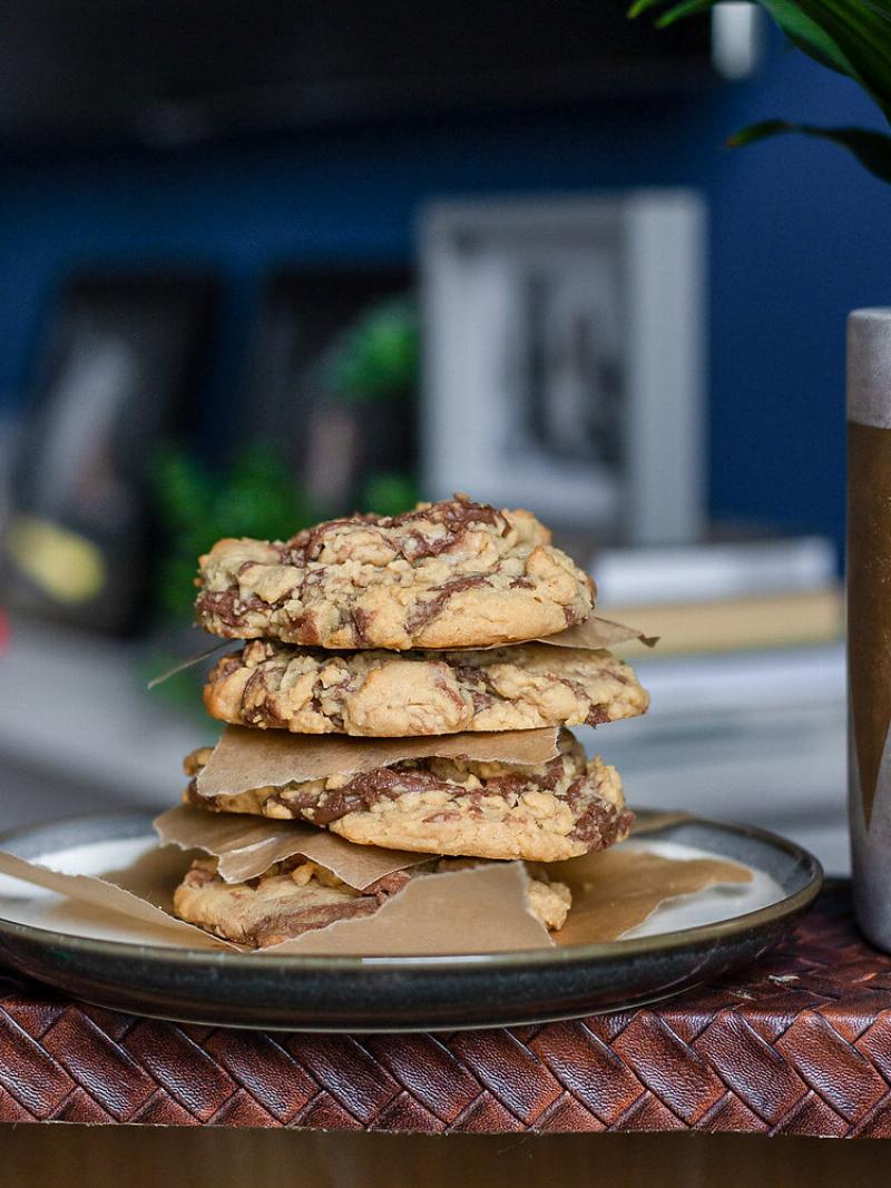 Nutella Swirl Cookies Recipe