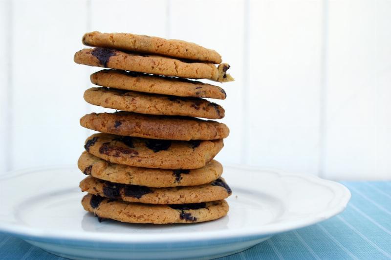 Oatmeal Tollhouse Cookies Close-up