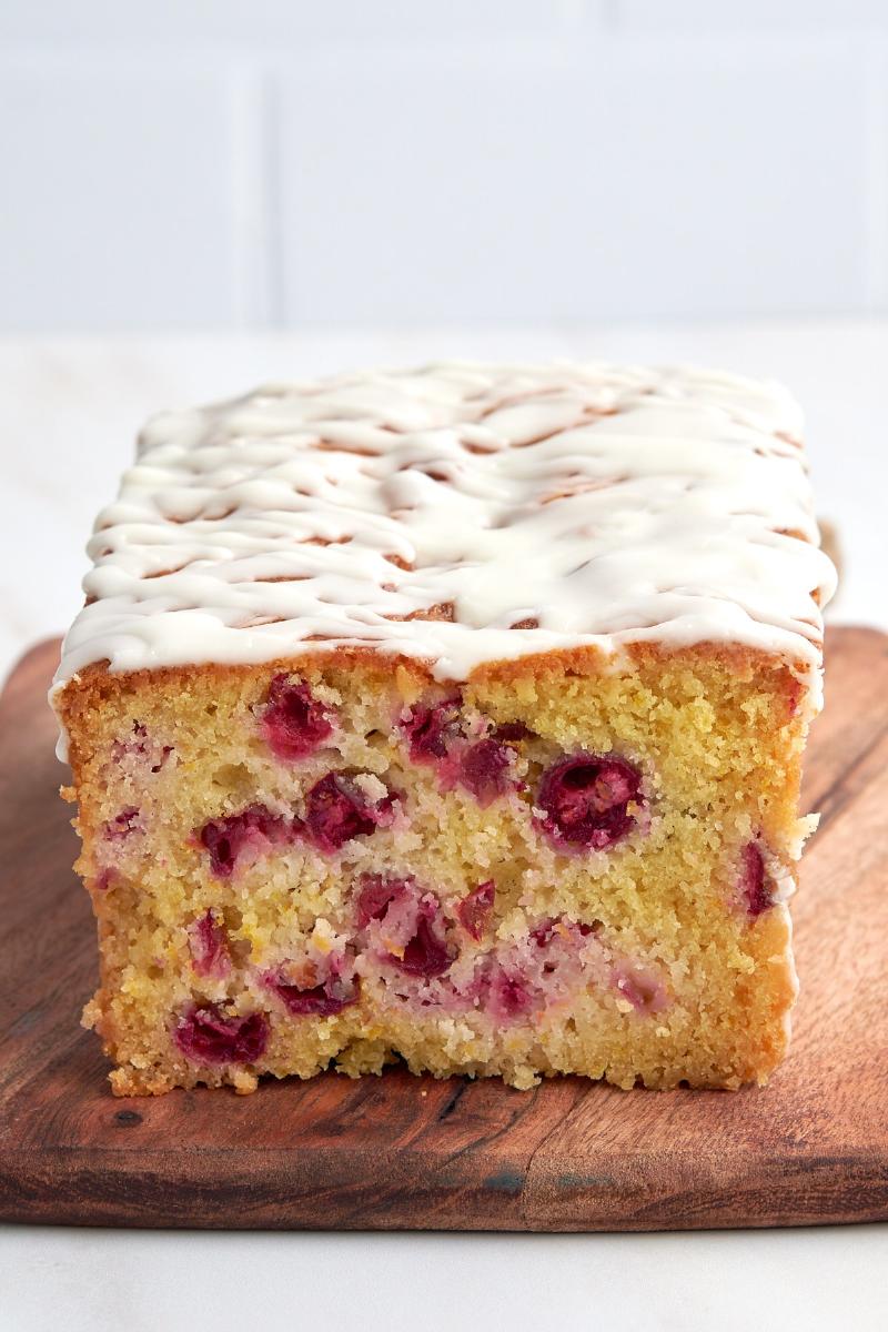 Serving the Orange Cranberry Bread